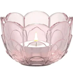 Lily Candle Holder Ø7 cm, Clear