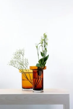 Limelight Tulip Vase 19,5 cm, Amber
