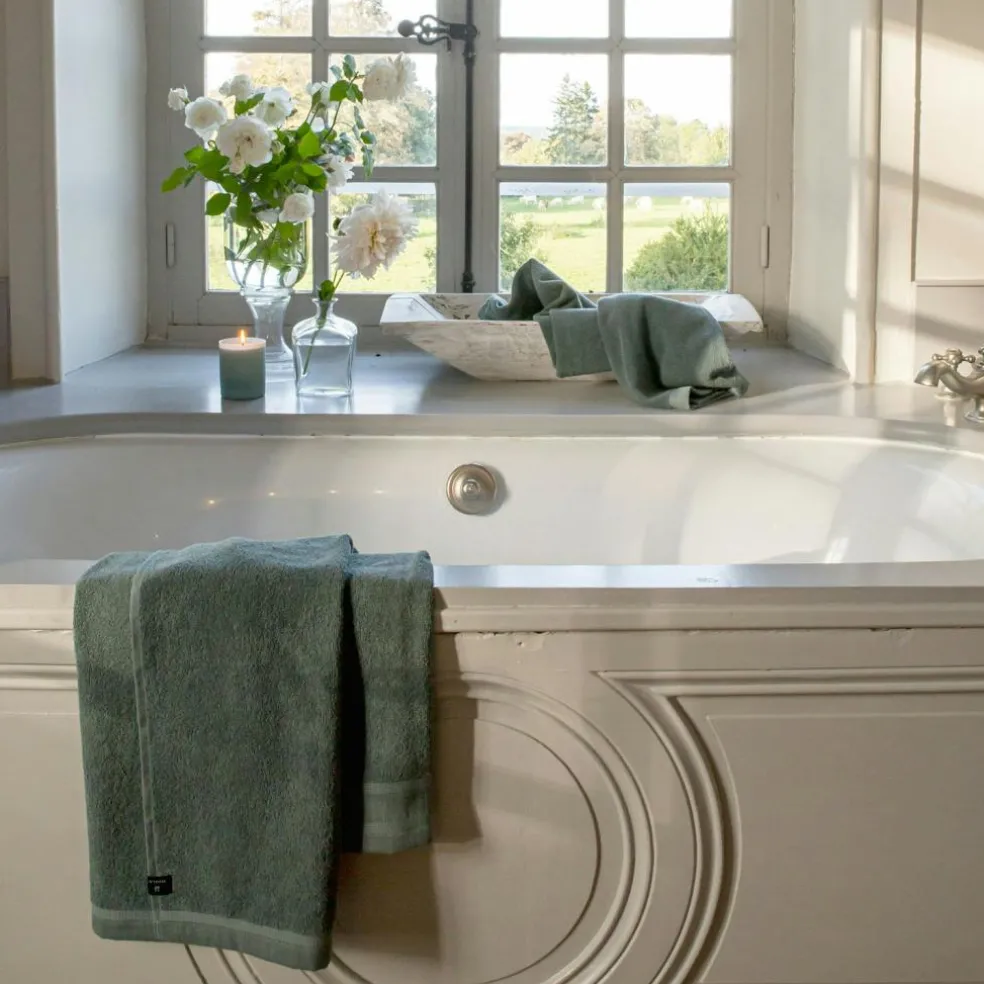 Lina Guest Towel 30x50 cm, Sage