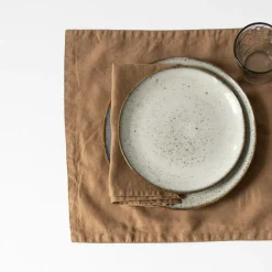 Linen Placemat 35x50 cm, Hazelnut