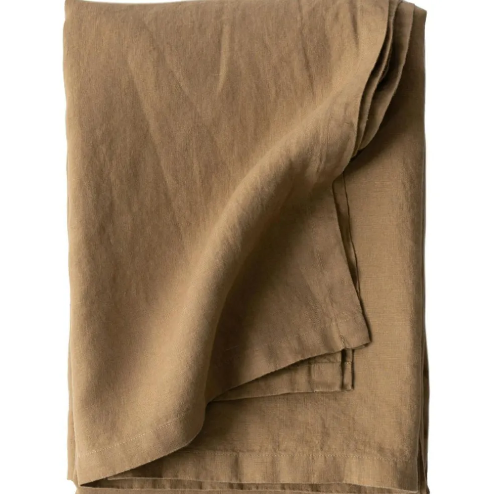 Linen Table Cloth 145x270 cm, Hazelnut
