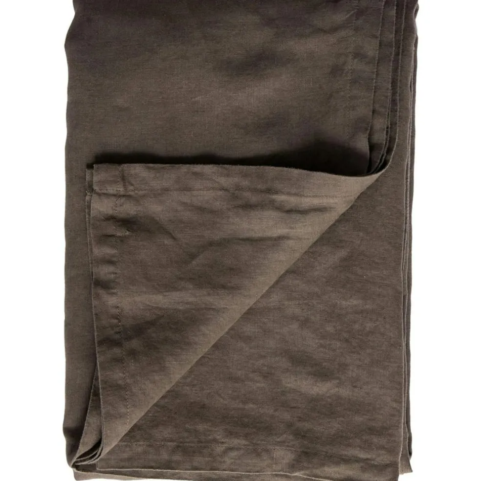 Linen Table Cloth 145x330 cm, Taupe