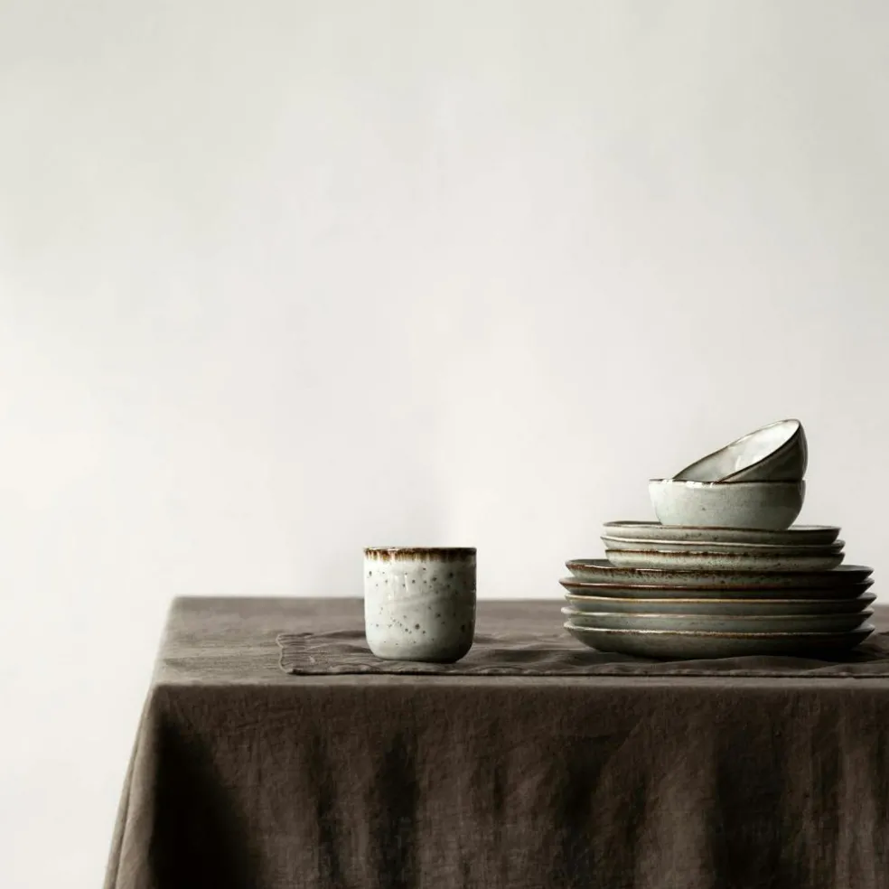 Linen Table Cloth 145x330 cm, Taupe