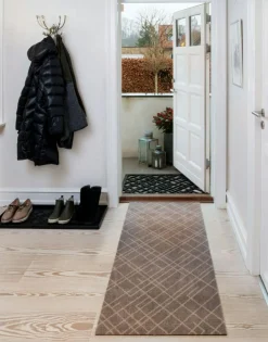 Lines Doormat 45x75 cm, Black