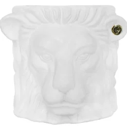 Lion Pot S, White