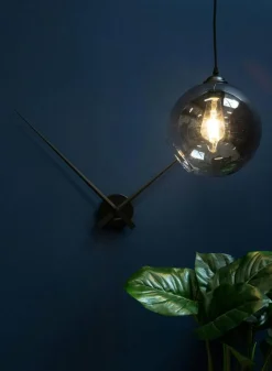 Little Big Time Wall Clock, Black