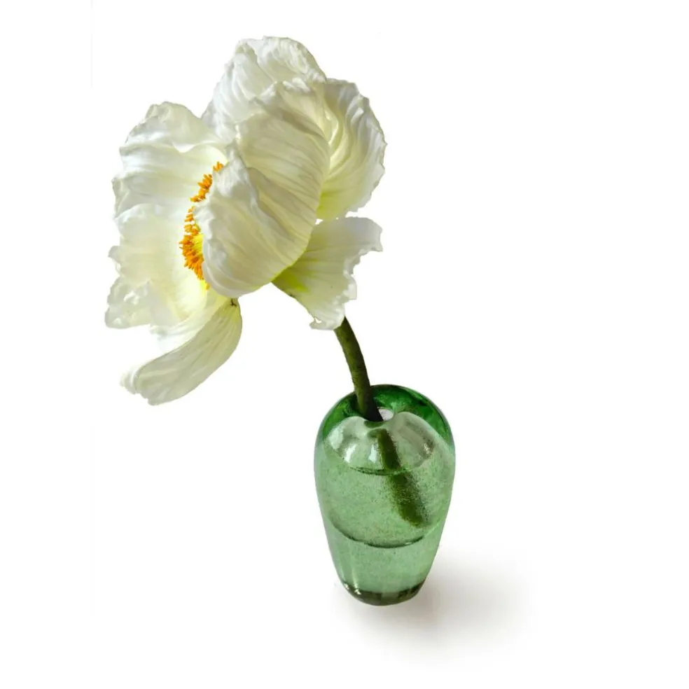 Liv Vase Mouth-blown Glass, Brown