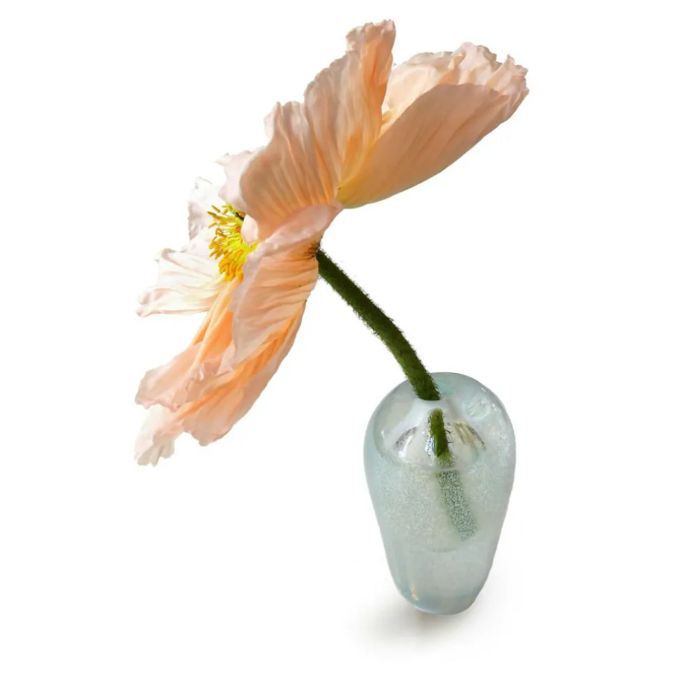 Liv Vase Mouth-blown Glass, Brown