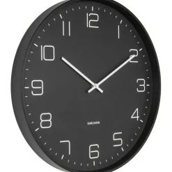 Lofty Wall Clock, Black