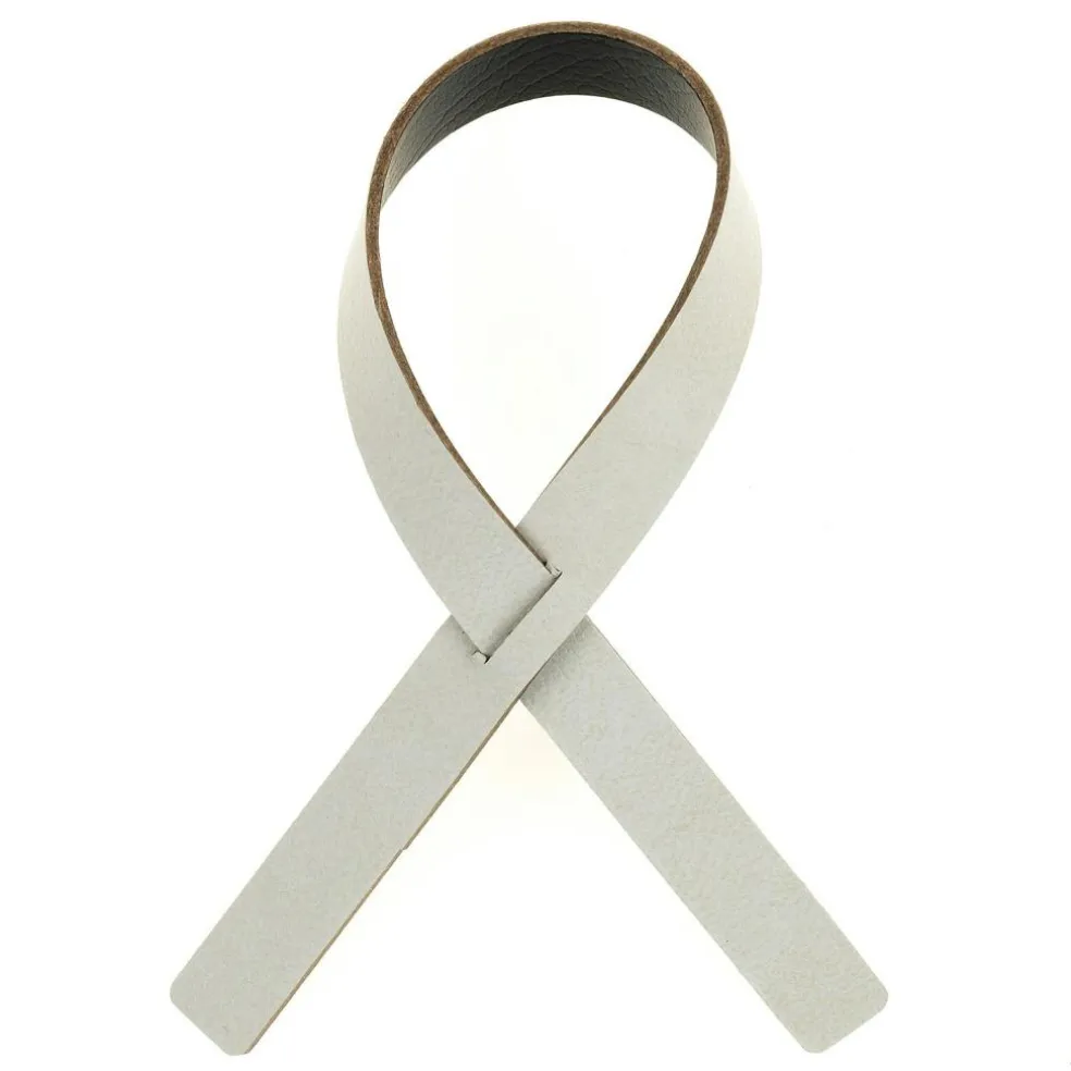 Loop Napkin Ring Set of 4, Black/Metallic