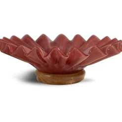 Lori Bowl 18 cm, Bordeaux / Beige