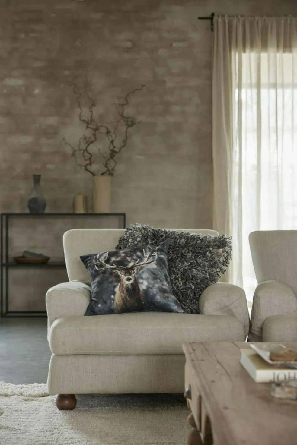 Love Cushion Cover 50x50 cm, Off-white