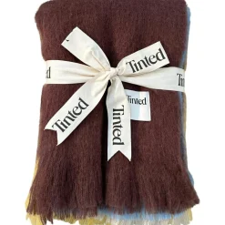 Lovstrand Wool Blanket 130x170 cm, Brown/Multi