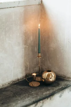 Luce Del Sole Candlestick Brass, 30 cm