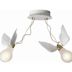 Lucellino Doppio Wall Lamp, White