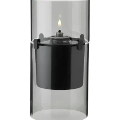 Lucie Hurricane Oil Lamp 17,5 cm, Smoke
