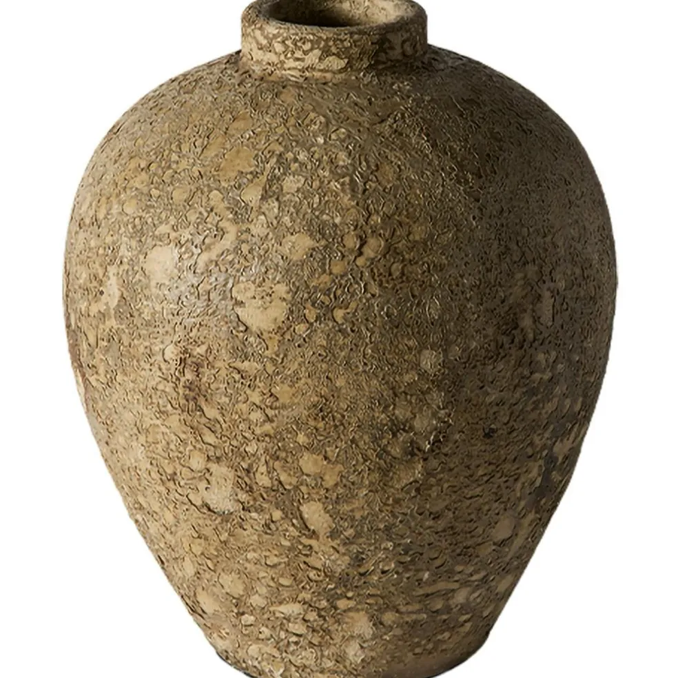 Luna Decorative Pot Beige, 38 cm