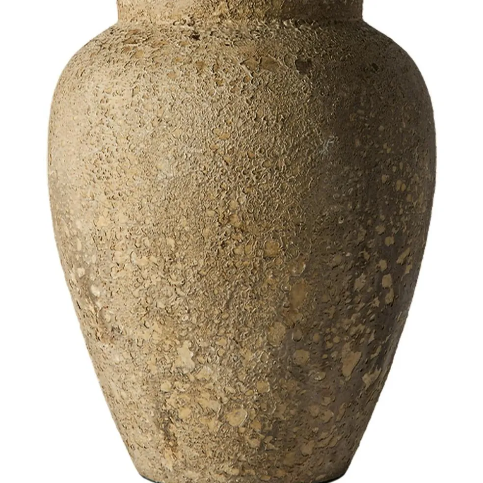Luna Decorative Pot Beige, 38 cm
