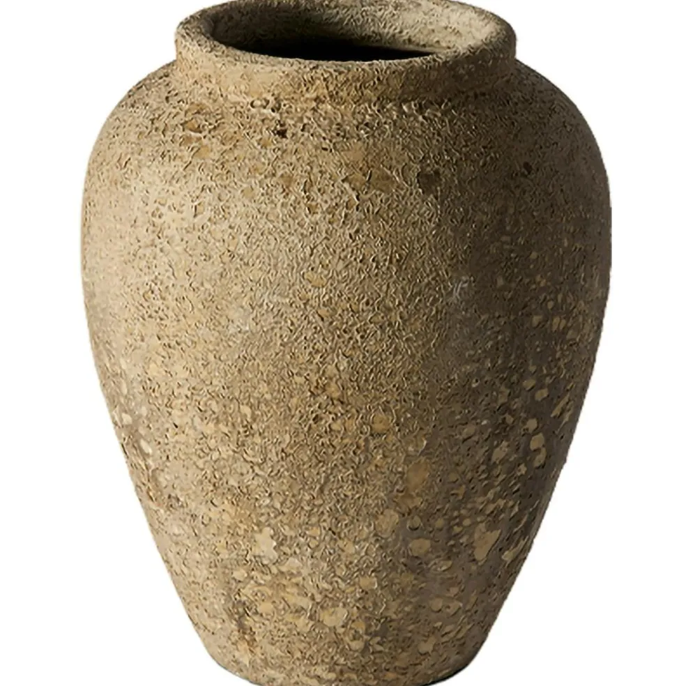 Luna Decorative Pot Beige, 38 cm