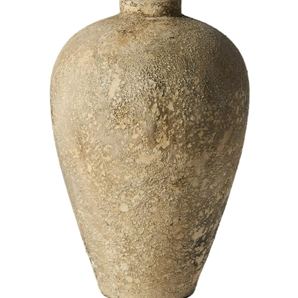 Luna Decorative Pot Beige, 38 cm