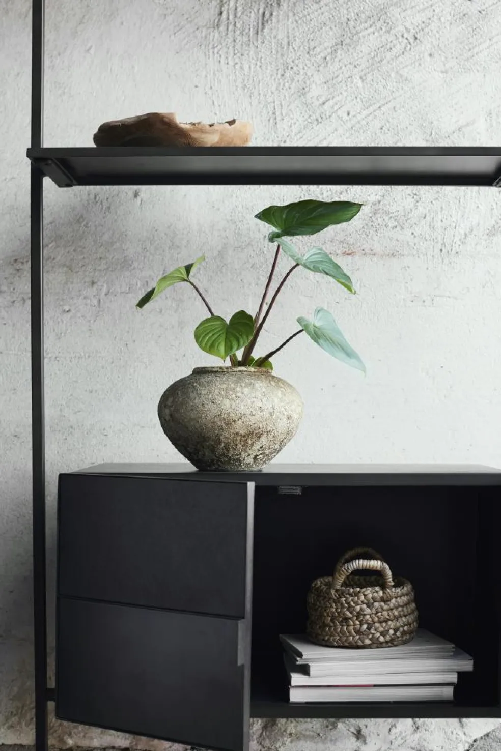 Luna Decorative Pot Beige, 38 cm