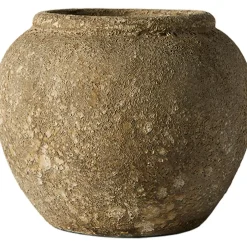 Luna Decorative Pot Beige, 38 cm