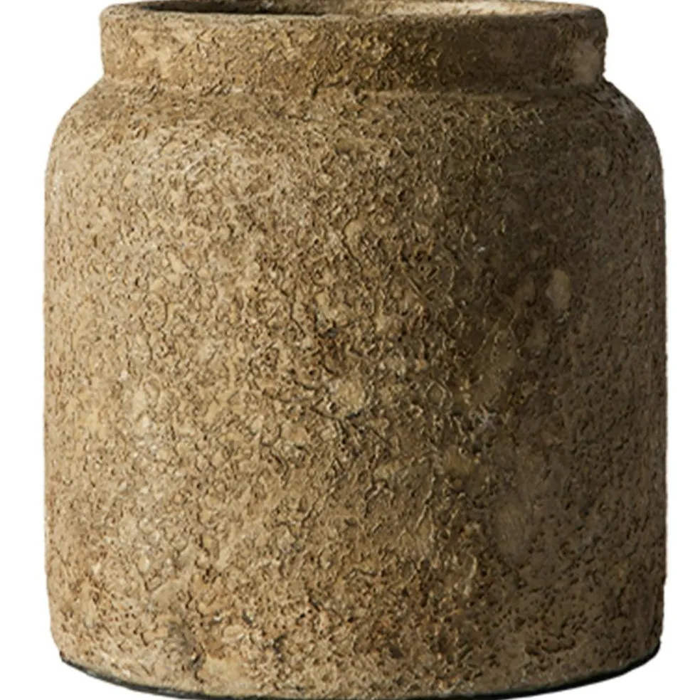 Luna Decorative Pot Beige, 38 cm