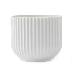 Lyngby Flower Pot Small, White