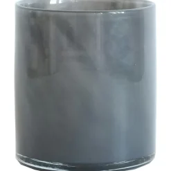 Lyric Candle Holder L, Dark Grey