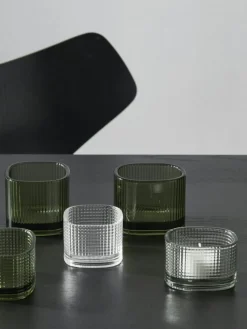 Magica Candle Holder Super Ellipse 50 mm, Clear