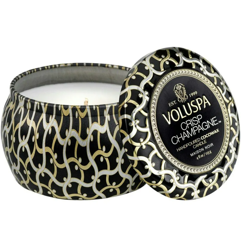Maison Mini Tin Scented Candle, Crisp Champagne