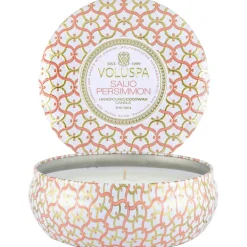 Maison 3-wick Tin Scented Candle, Saijo Persimmon