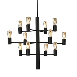 Manola 12 Chandelier Dimmable LED, Chrome