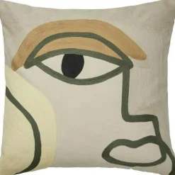 Manon Cushion Cover 50x50 cm, Black