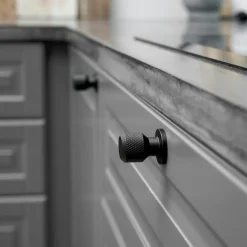 Manor Round Knob, Matte black