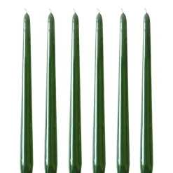 Mansion Candles 6-pack, Dark Green Gloss