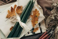 Mansion Candles 6-pack, Dark Green Gloss