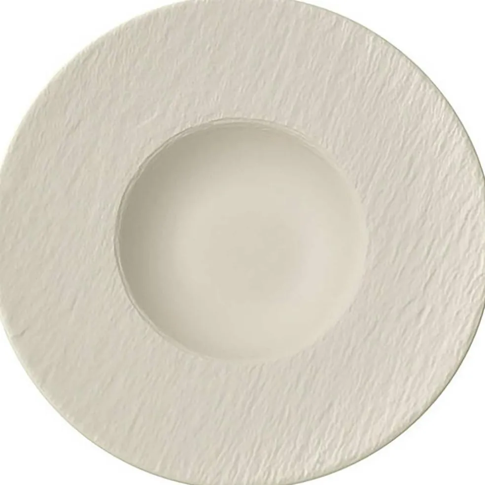 Manufacture Rock Blanc Pasta Plate 28 cm