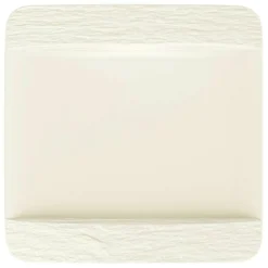 Manufacture Rock Squared Plate, Black 28 cm