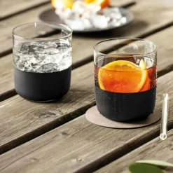 Manufacture Rock Tumbler 25 cl 4-pack, Black