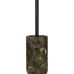 Marble Toilet Brush, Black/Grey