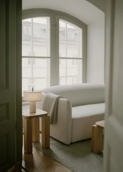 Margin Table Lamp Portable, Beige