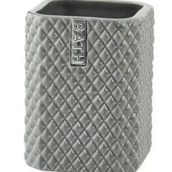 Marion Toothbrush Holder, Black/Silver