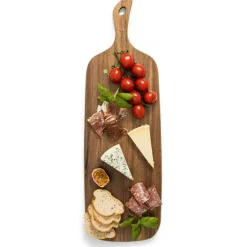 Markus Cheese Board With Cutlery 63x20x1,5 cm, Acacia Wood