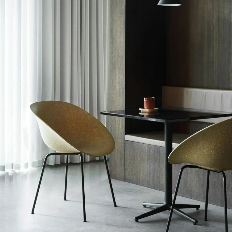 Mat Armchair, Seaweed / Black