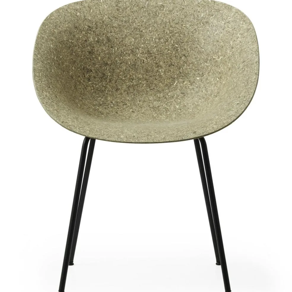 Mat Armchair, Seaweed / Black