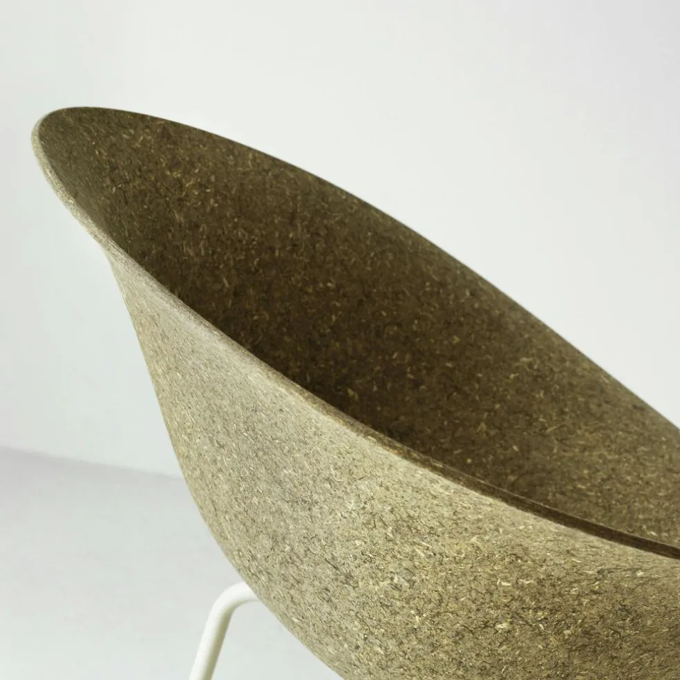 Mat Armchair, Seaweed / Black