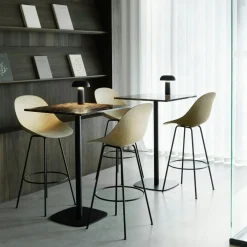 Mat Bar Chair 75 cm, Seaweed / Black