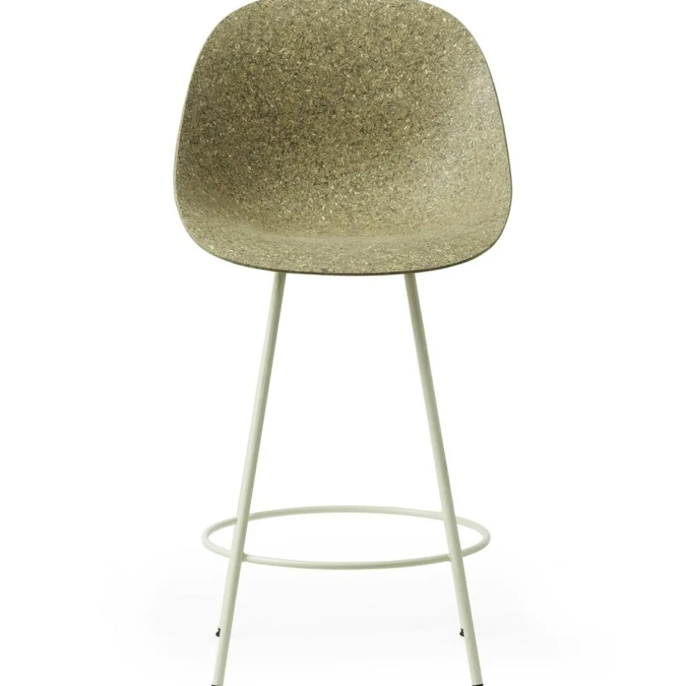 Mat Bar Chair 75 cm, Seaweed / Black