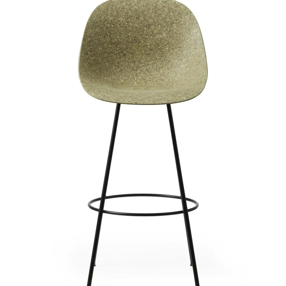 Mat Bar Chair 75 cm, Seaweed / Black
